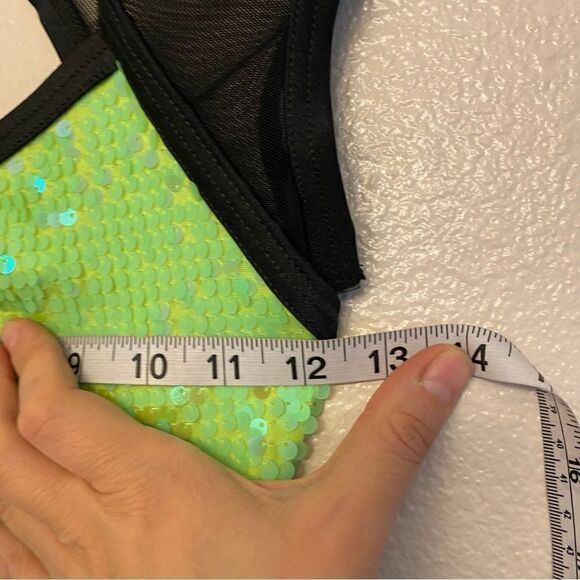 Weissman dance costume green sequin fringe flapper Replay
12269 Child IC 7/8 - Picture 4 of 11